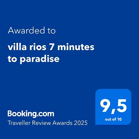Σπίτι διακοπών Rios 7 Minutes To Paradise *